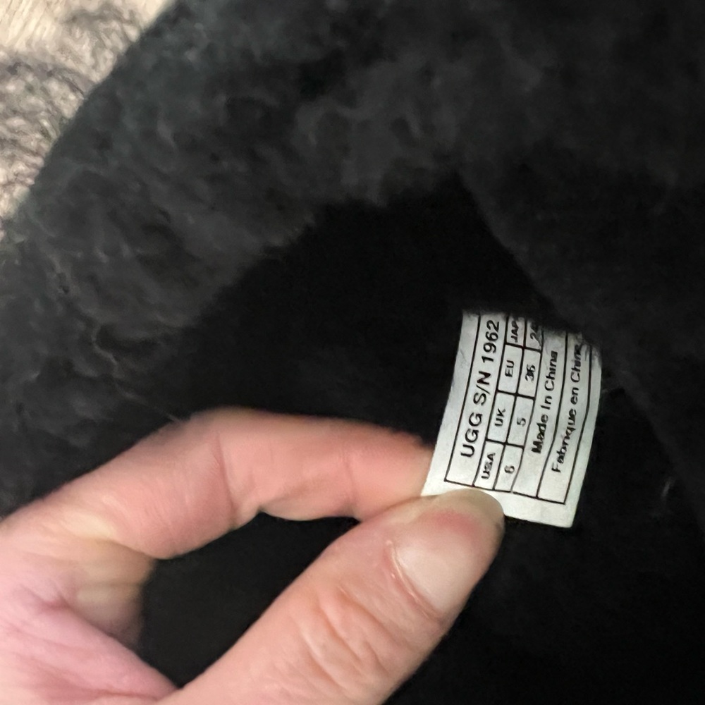 Black Ugg Three Button Wrap Boots - image 5